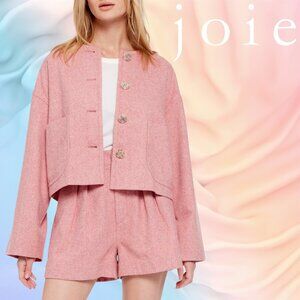 JOIE - Delia Oversized Button-Down Wool-Blend Jacket - Size 10